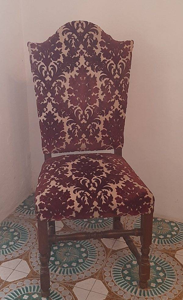 Set di Sedie Fratine Vintage in Stile Luigi XIV