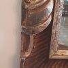 specchio rettangolare cornice intagliata