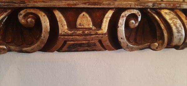 cornice intagliata stile rococò e barocco