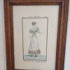 Stampa d’Epoca Costume Parisien del 1820