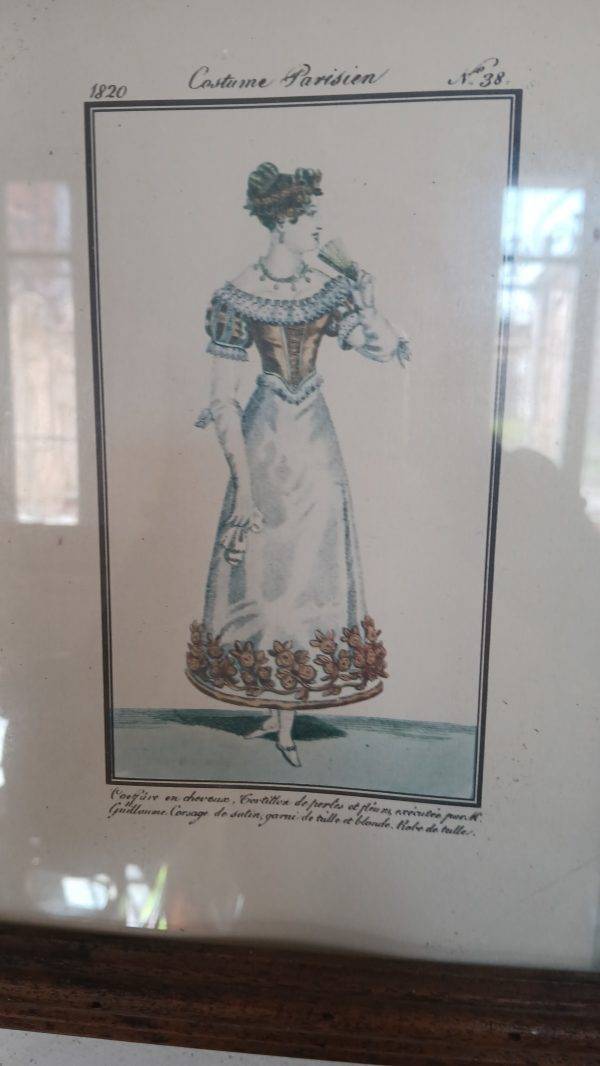 Stampa d’Epoca Costume Parisien
