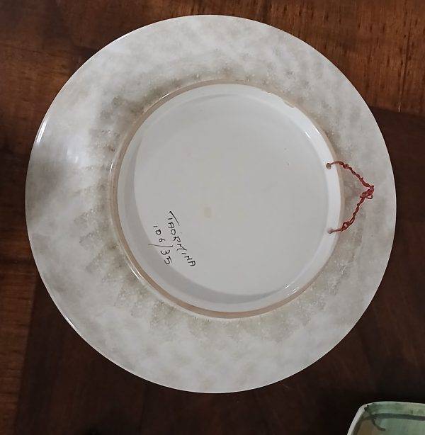 Piatto rotondo ceramica "Taormina"