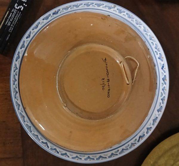 Piatto Vintage in Ceramica Italiana