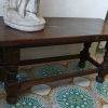 Tavolino Basso Vintage in Legno Massello Merlin Design Industriale
