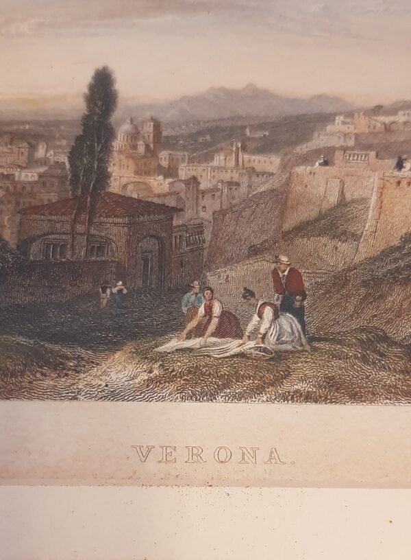 Autentica incisione Verona