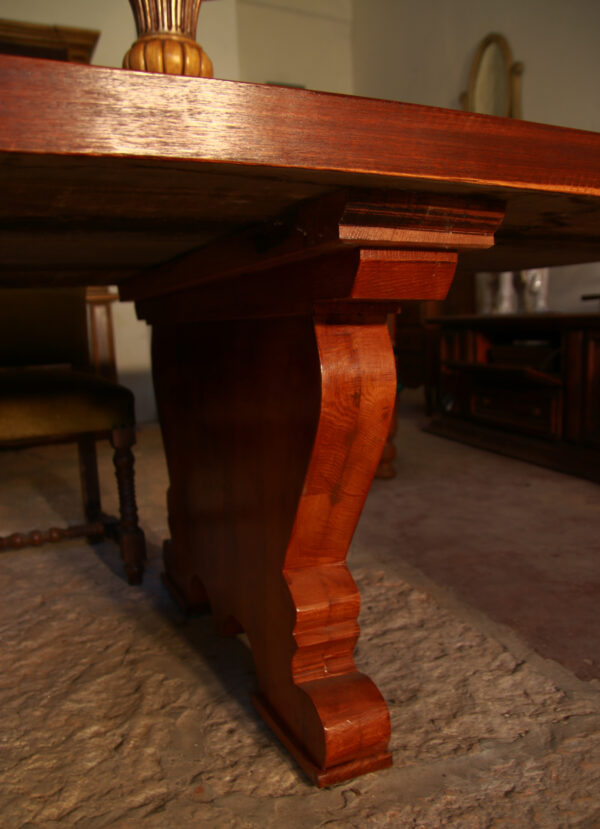 Gamba tavolo rettangolare in legno massello