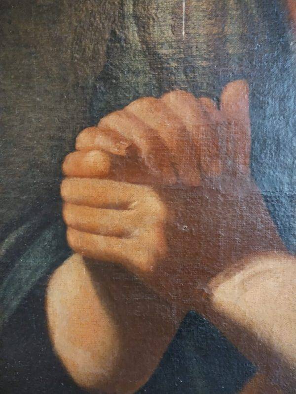 Pentimento di San Pietro del ‘600 Originale, Olio su Tela