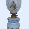 Lampada azzurra Napoleone opaline