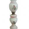 Lampada opaline bianca Napoleone