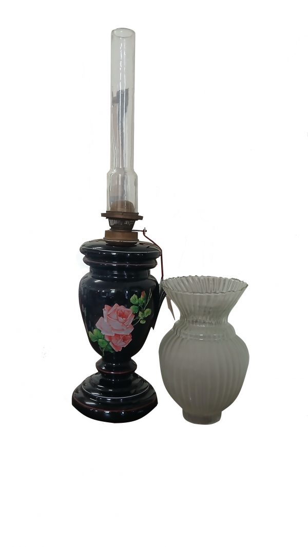 Lampada vetro nero