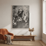 Olio su tela Madonna autore Torelli