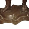 Piede fusione statua in bronzo