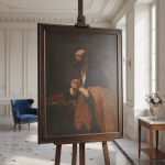 Pentimento di San Pietro – Quadro del ‘600 Originale, Olio su Tela