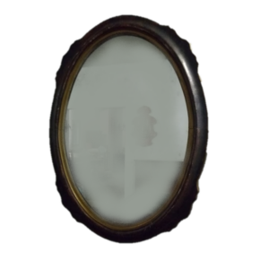 Specchio ovale liscio