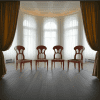 set quattro sedie Bedermeier