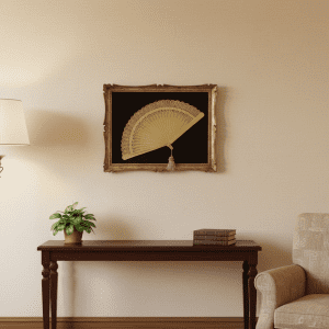 Ventaglio antico cornice intagliata