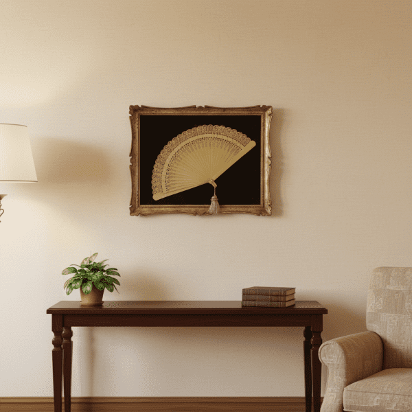Ventaglio antico cornice intagliata