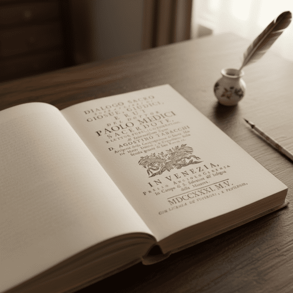 Libro antico 1700