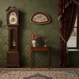 Ventaglio 800 dipinto con cornice