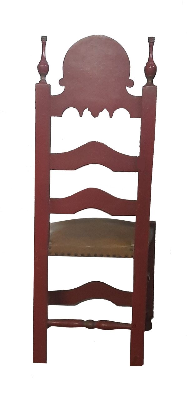 Schienale sedia in legno intarsiato