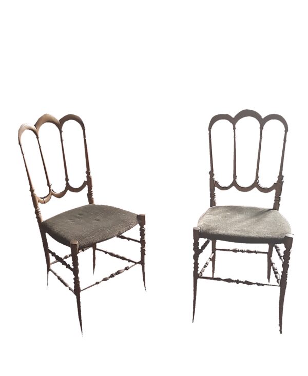 Coppia sedie vintage "Chiavari"
