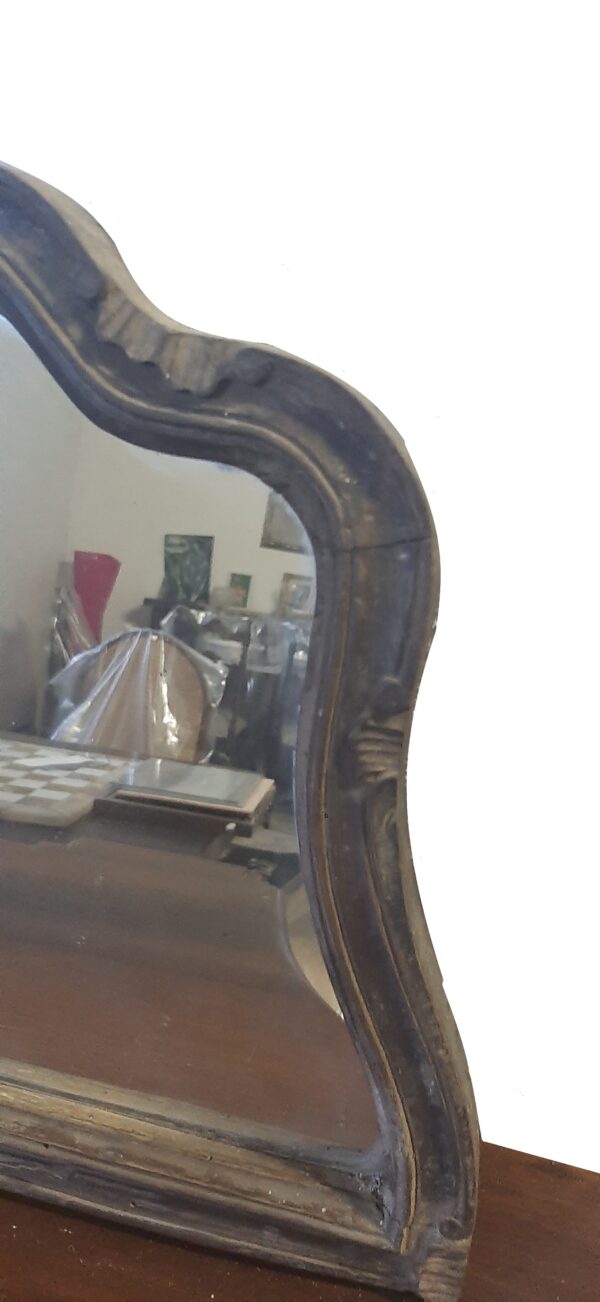 Specchiera antica con cornice intagliata anni '60
