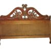 testata letto antica vintage dipinta